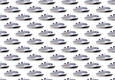 lovely cruise ship A4 backing paper