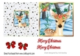 Lovely little deer in the snow 5X5 quick cut and fold