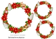 Lovely festive holly christmas toppers
