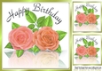 Simplicity! Reflection of Just Peach Roses 8X8