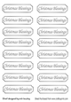 silver christmas blessings tags
