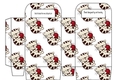 Cute kitty playing with red wool small gift bag