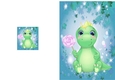 Cute little dino A5 Folded card