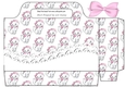 princess white kitty tote gift bag