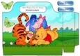 pooh bear and friends just chillin  tote gift bag