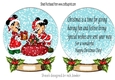 Lovely Snowglobe with mickey & Minnie dressing up/insert A5
