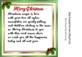 holly card front/insert