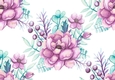pretty watercolour pink peonies backing paper (BIG)