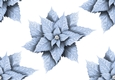 Winter blue poinsettias backing paper (big)