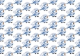 cute little winter blue bird backing paper