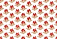 Lovely christmas bells with red bows backing paper
