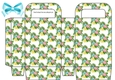pretty coloured flowers small gift bag