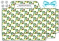 pretty coloured flowers tote gift bag