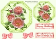 pretty peach rose toppers with bows