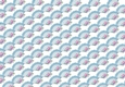 Pretty lace blue fan with pink roses (SMALL) Backing Paper
