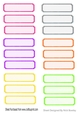 lovely blank coloured tags (two)