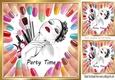 Spoilt for choice with colours pretty nails PARTY TIME! 8x8