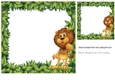 jungle 8x8 card front/insert
