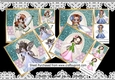  4 pretty faeries in 8x8 ornate scalloped frames card fronts mini kit