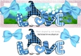Cute blue gnome with love DL