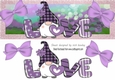 Cute purple gnome with love DL