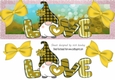 Cute gold gnome with love DL