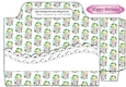 pretty pastel flowers large tote gift bag