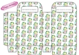 pretty pastel flowers small gift bag