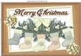 Lovely christmas stockings hanging up! A4