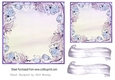 Purple Floral 7x7 card front