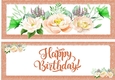 Pretty Peach Rose Arrangement With Butterflies DL