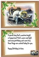 Lovely A5 Vintage Car with insert (two)