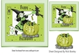 Witching time!  toppers with pumpkin (Green)) 7x7
