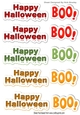 Halloween/Boo words