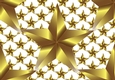 Gold Mettalic Stars Backing Paper (Big)