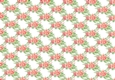 Pretty pink poinsettia backing paper with fern (SMALL)