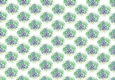 pretty succulent flowers (small) Backing paper pretty shades