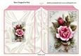 Lovely Pink Roses Folded Book