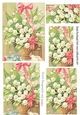 Beautiful Lily of the valley pyramids