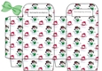 Lovely small Gift Bag of cute snowmen