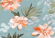 pretty japanese peach flowers A4 (one)