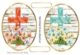 2 Lovely Toppers with Crosses with Daffodils (three)