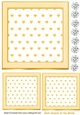 Gold Heart Toppers 7x7 With Diamonds