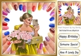 Lovely Modern Girl With Nail Varnishes 8x8 (four)