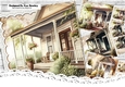 4 Pretty Floral Porches With Lace and flowers 8x8