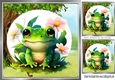 Cute Little Frog in the Woodland 8x8 (Two)