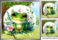 Cute Little Frog in the Woodland 8x8 (Three)