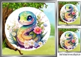 Cute Little Snake In The Woodland 8x8 (three)