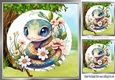 Cute Little Snake In The Woodland 8x8 (Four)