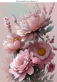 Pretty Pink Flowers And Roses A4 (Two)